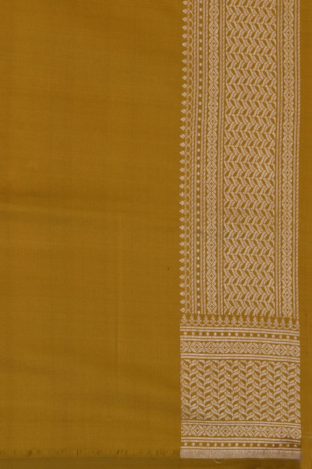 Image of Banarasi Silk Fenugreek Green Saree