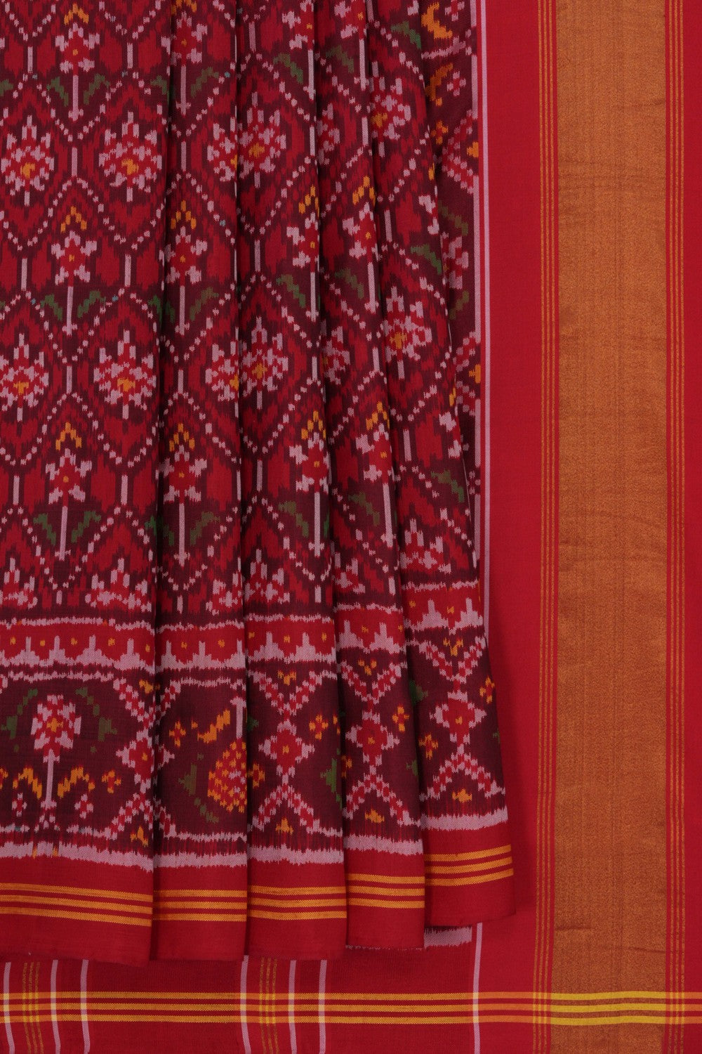 Rajkot Silk Red Saree