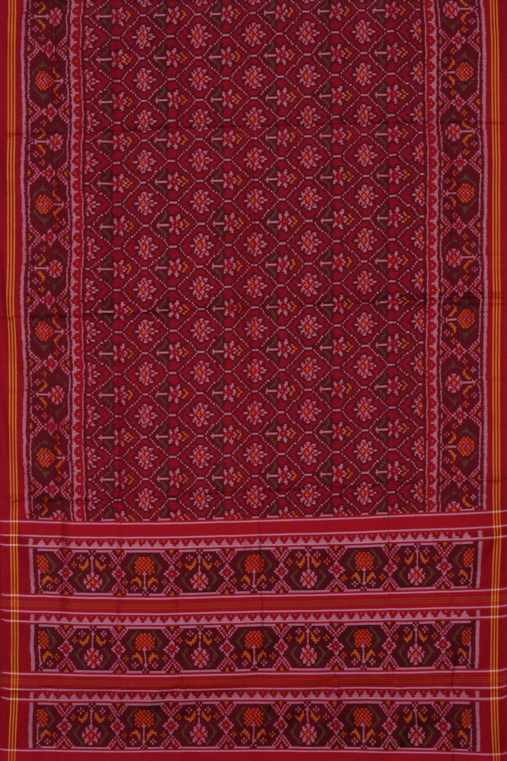 Rajkot Silk Red Saree