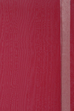 Image of Kora Silk Brocade Red Saree