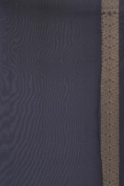 Image of Kora Silk Brocade Grey Saree
