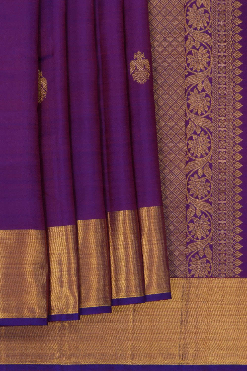 Image of Purple South Silk Saree
