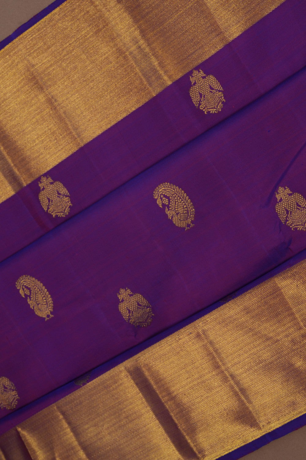 Purple South Silk Saree