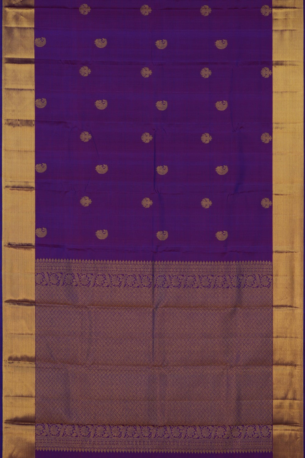 Purple South Silk Saree