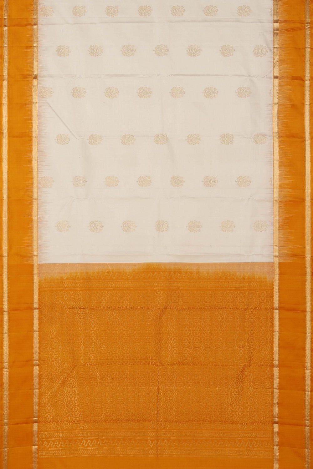 Off White South Silk Saree