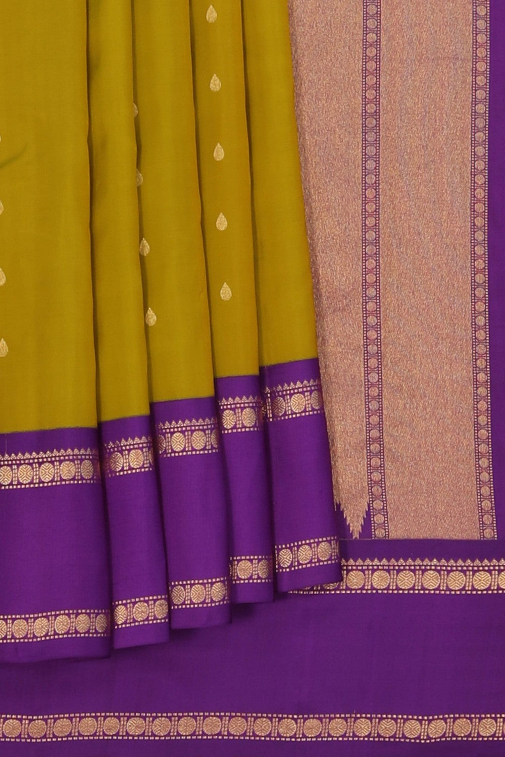 Image of Green South Silk Saree