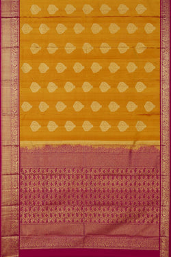 Image of Mustard South Silk Saree