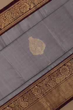 Image of Grey South Silk Saree