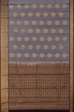 Image of Grey South Silk Saree