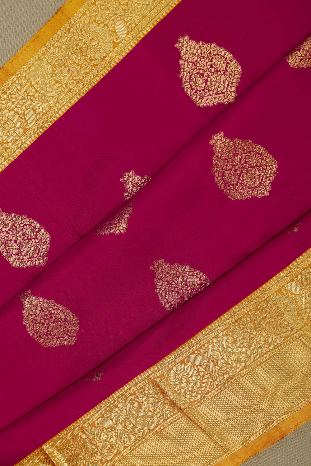 Image of Red South Silk Saree