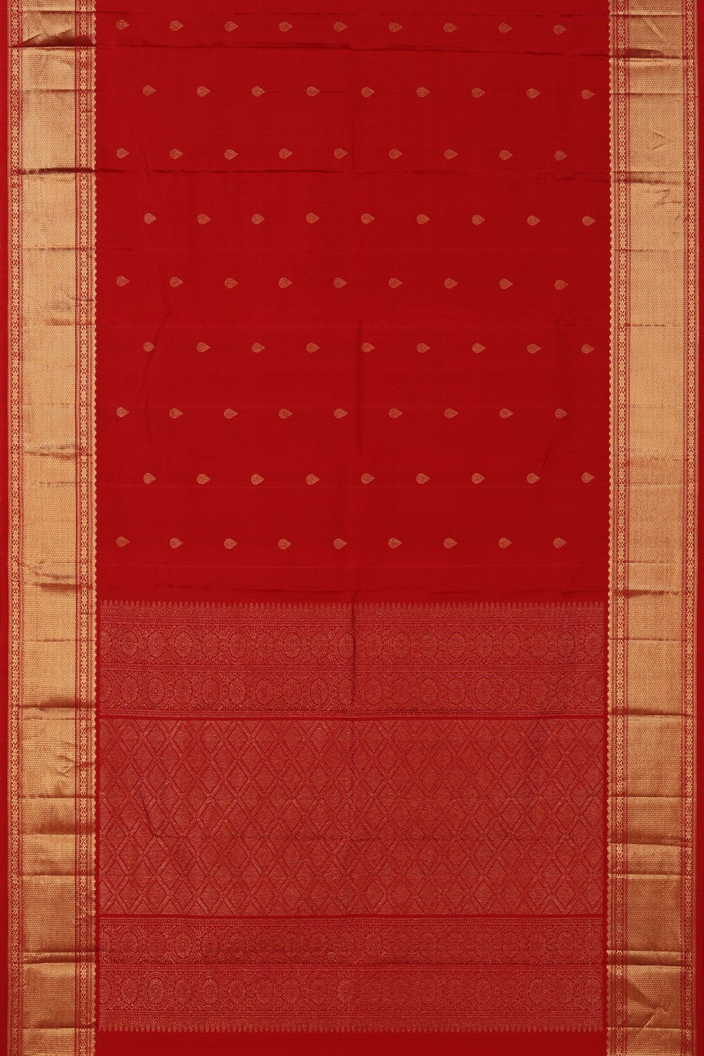 Red South Silk Saree
