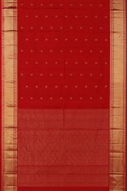 Image of Red South Silk Saree