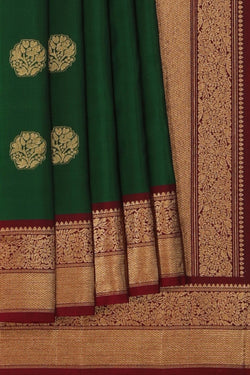 Image of Green South Silk Saree