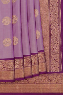 Image of Lavender Purple South Silk Saree