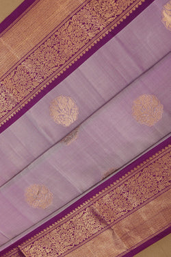 Image of Lavender Purple South Silk Saree