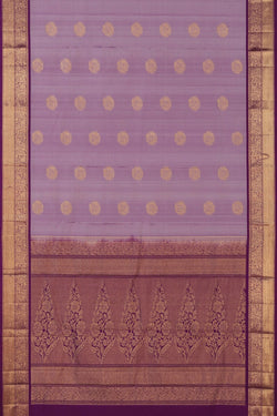Image of Lavender Purple South Silk Saree