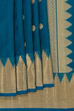 Image of Blue South Silk Saree