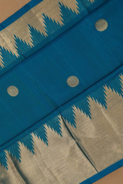 Image of Blue South Silk Saree