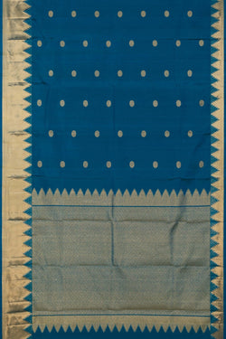Image of Blue South Silk Saree