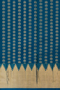 Image of Blue South Silk Saree