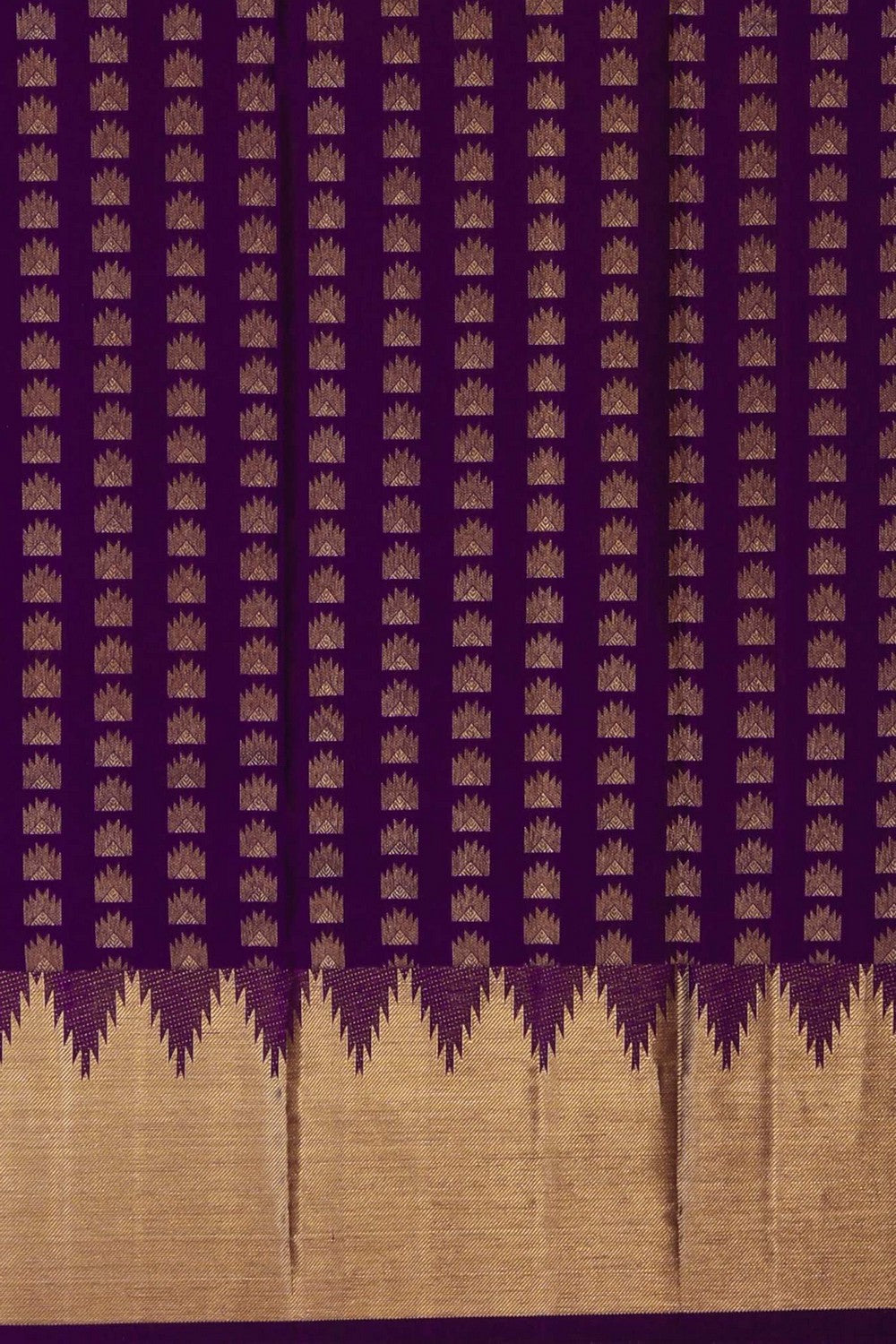 Purple South Silk Saree