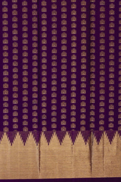 Image of Purple South Silk Saree
