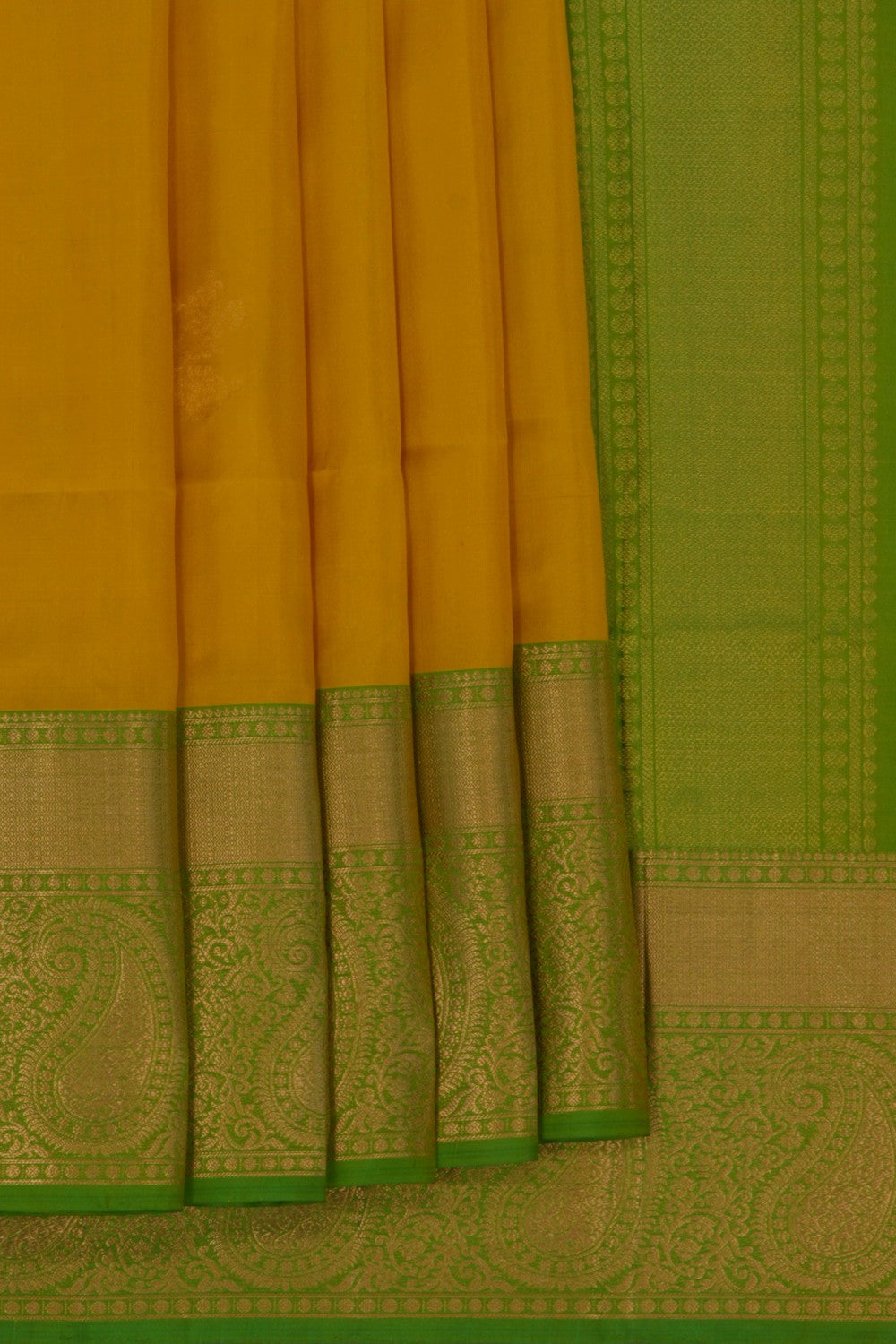 Yellow South Silk Saree