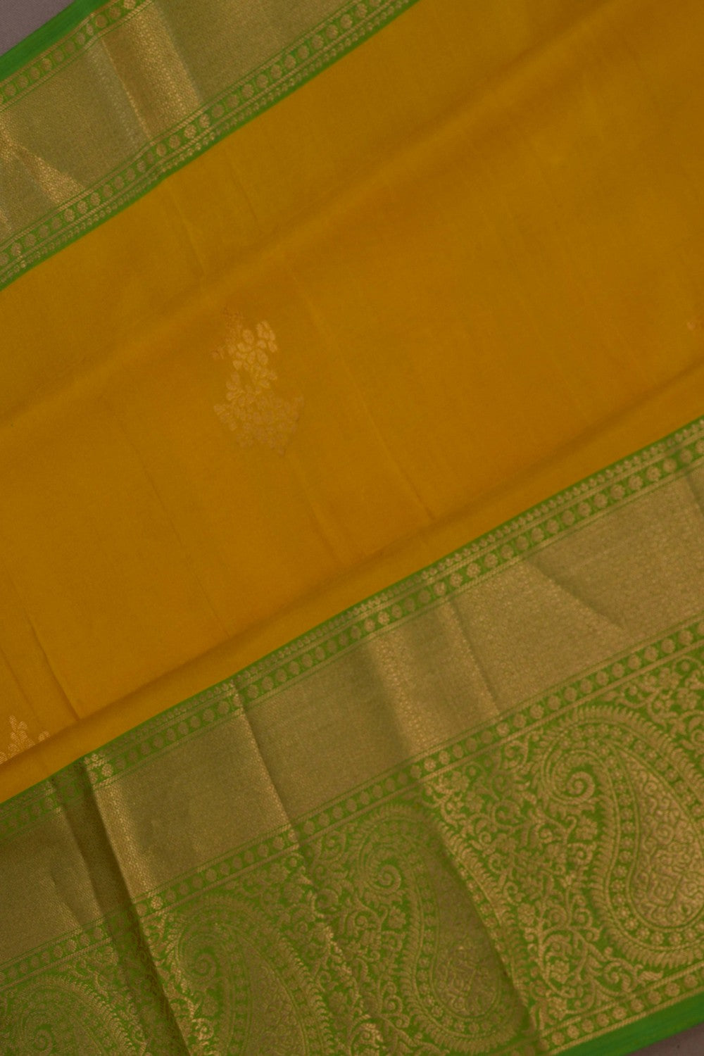 Yellow South Silk Saree