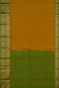Image of Yellow South Silk Saree