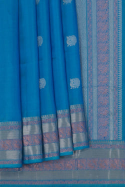 Image of Blue South Silk Saree