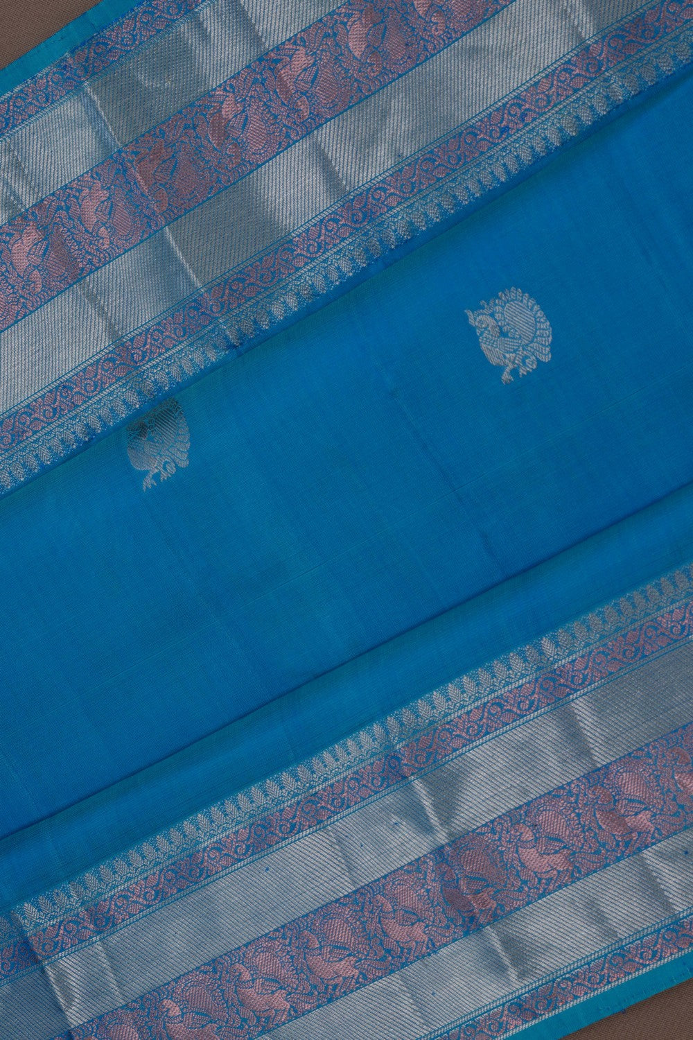 Blue South Silk Saree