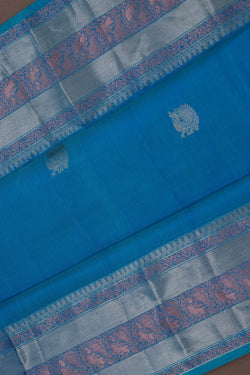 Image of Blue South Silk Saree