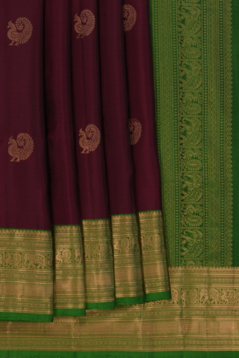 Maroon South Silk Saree
