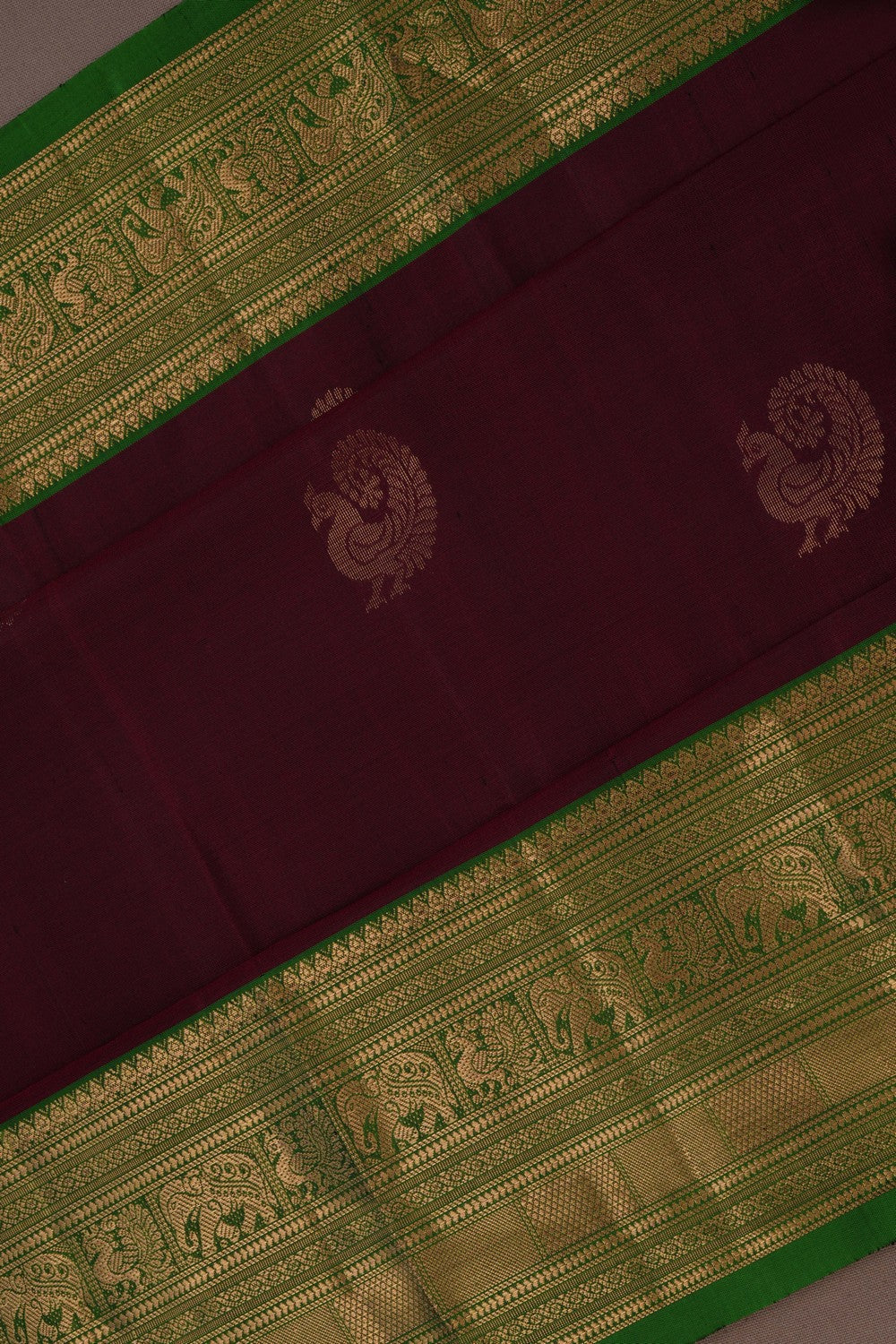 Maroon South Silk Saree
