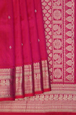 Image of Venkatagiri Silk Pink Saree