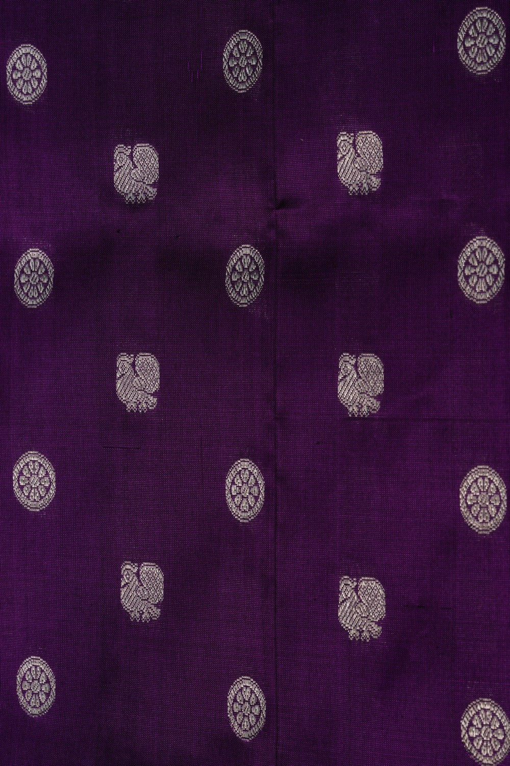 Image of Venkatagiri Silk Purple Saree