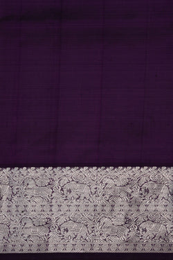 Image of Venkatagiri Silk Purple Saree