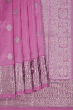 Image of Venkatagiri Silk Lavender Purple Saree