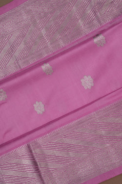 Image of Venkatagiri Silk Lavender Purple Saree