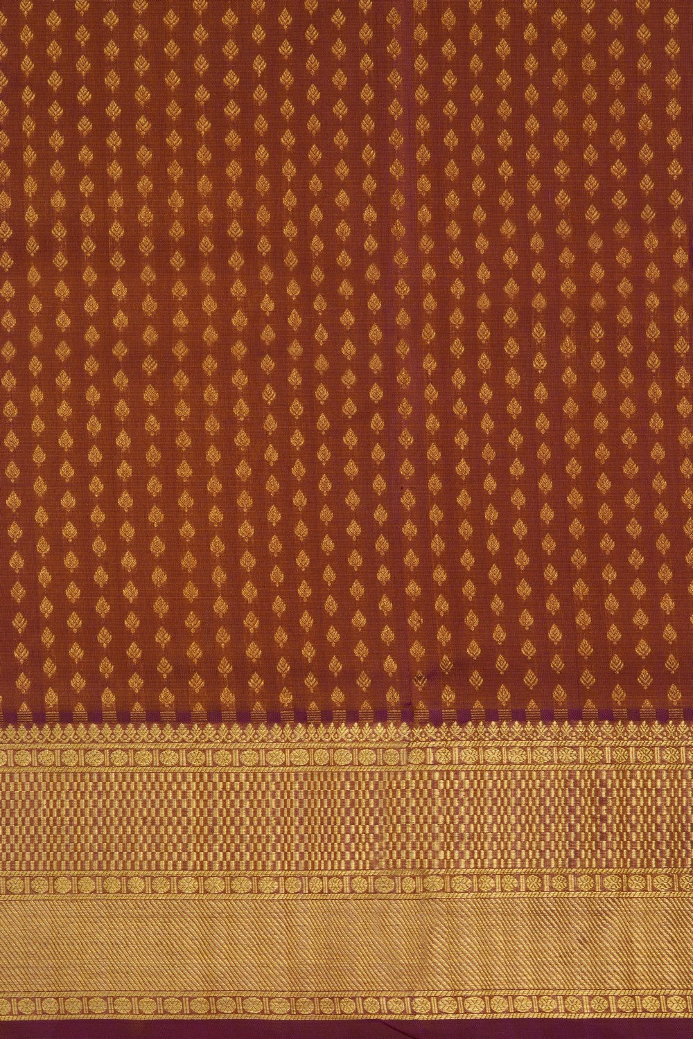 Image of Venkatagiri Silk Yellow Saree