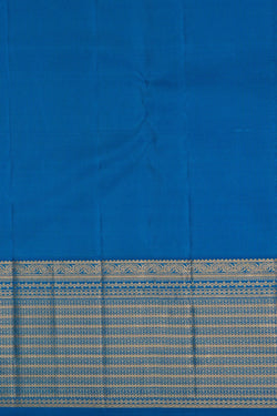 Image of South Silk Blue Saree