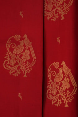 Image of South Silk Red Saree