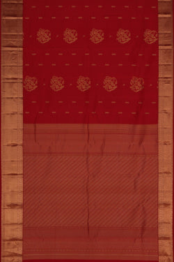 Image of South Silk Red Saree