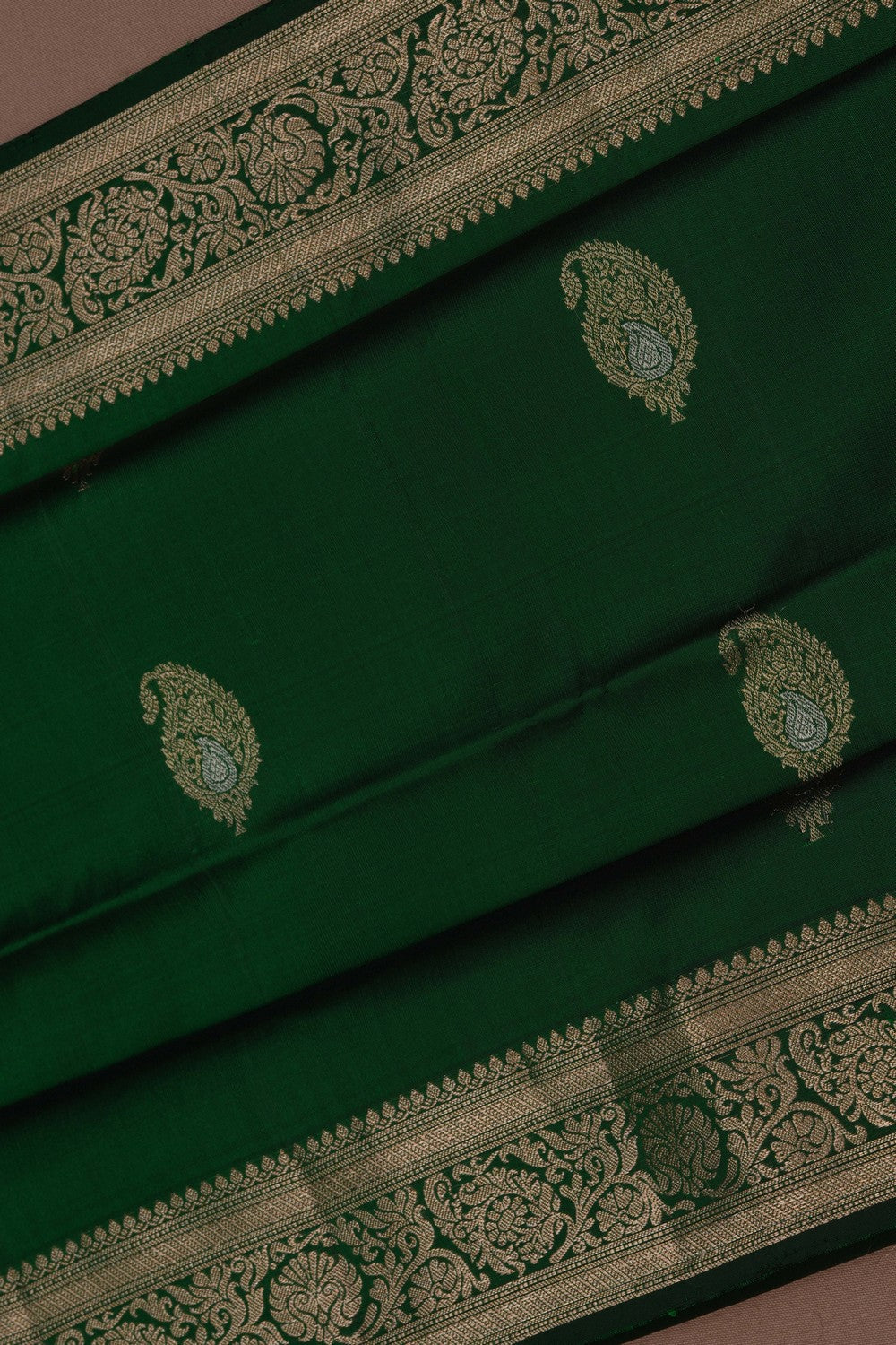 South Silk Green Saree