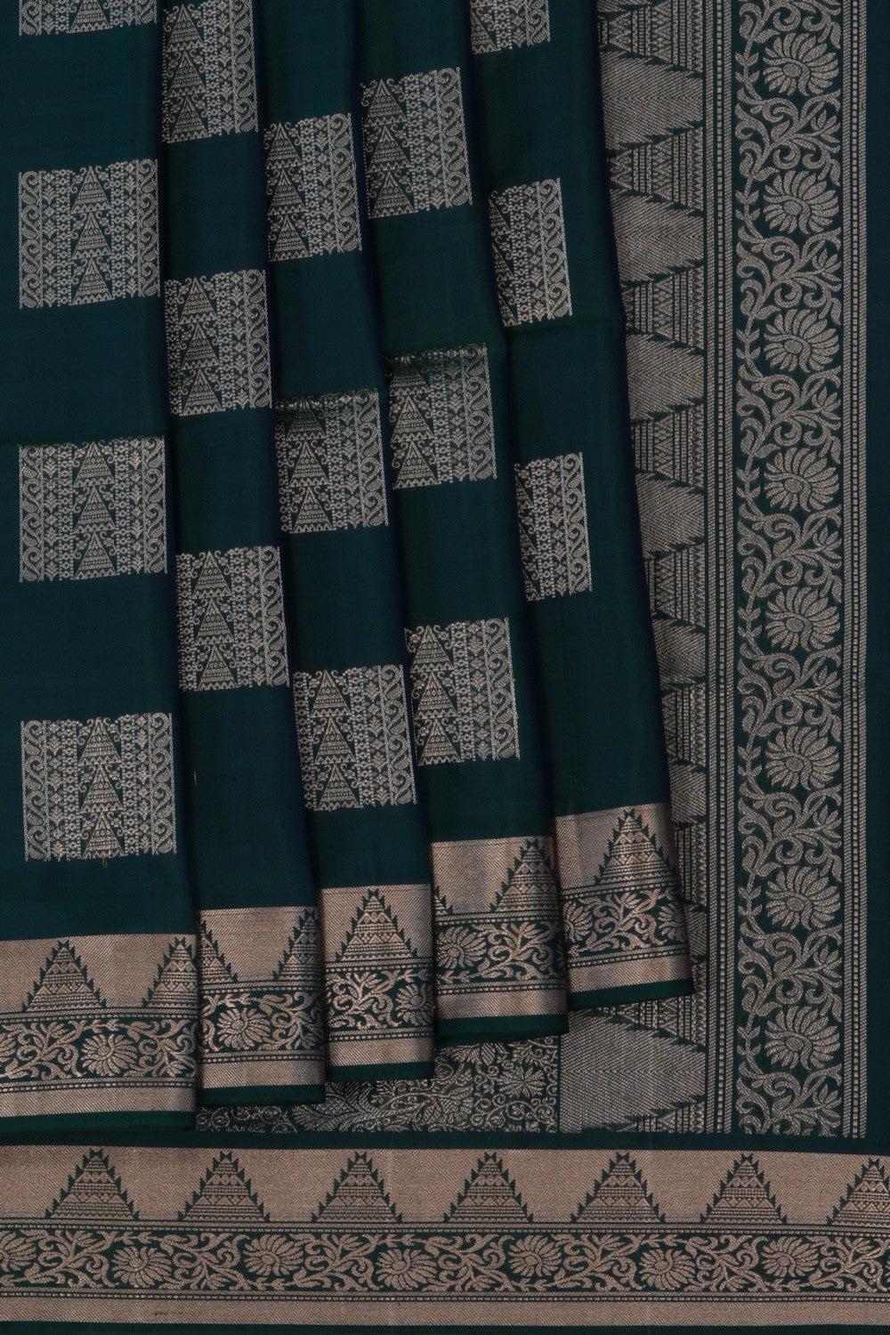 Image of Green South Silk Saree