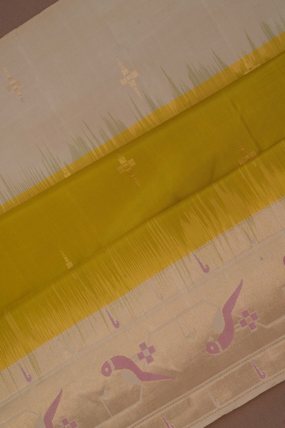 South Silk Spring Green Saree