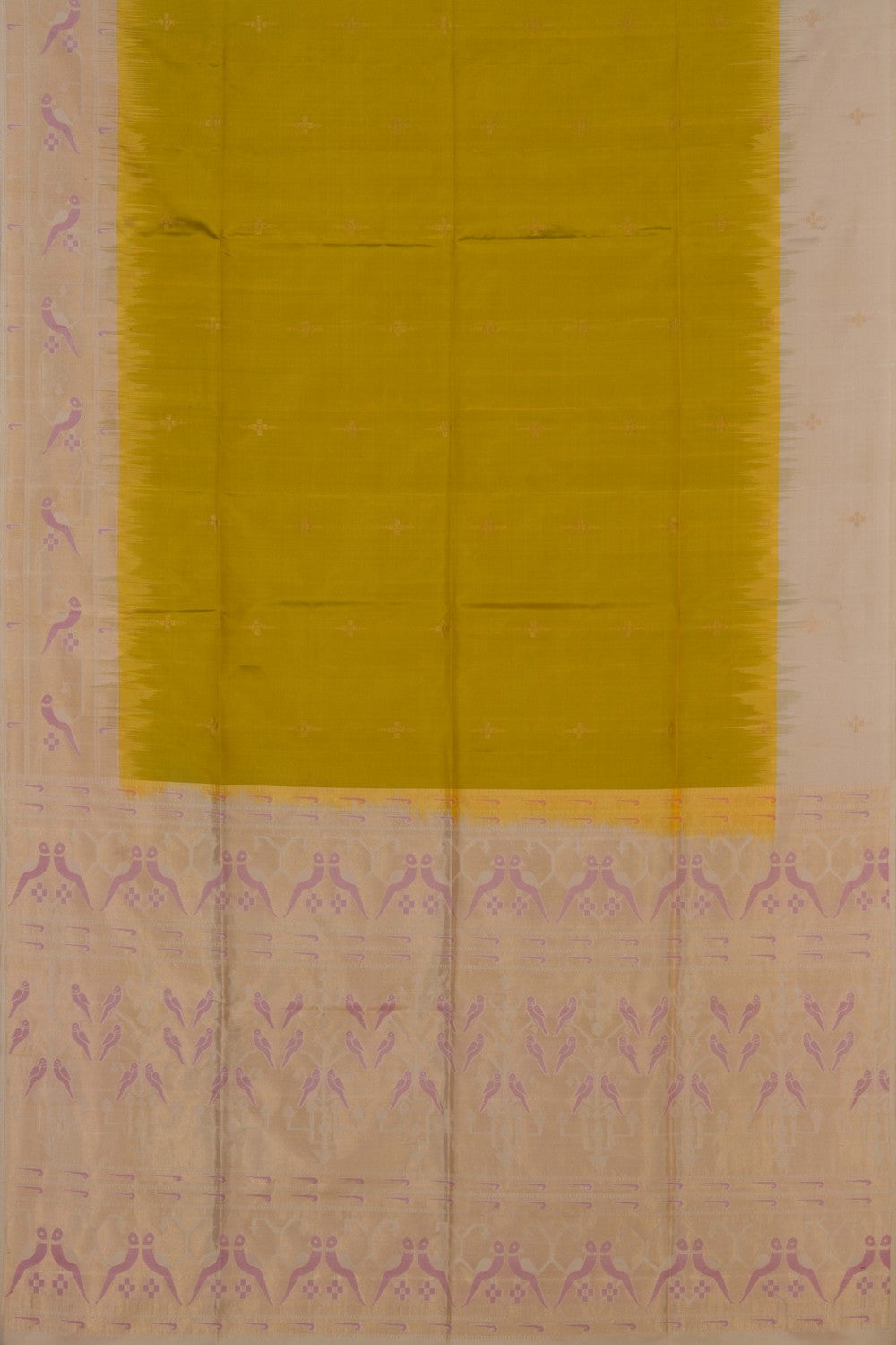 South Silk Spring Green Saree