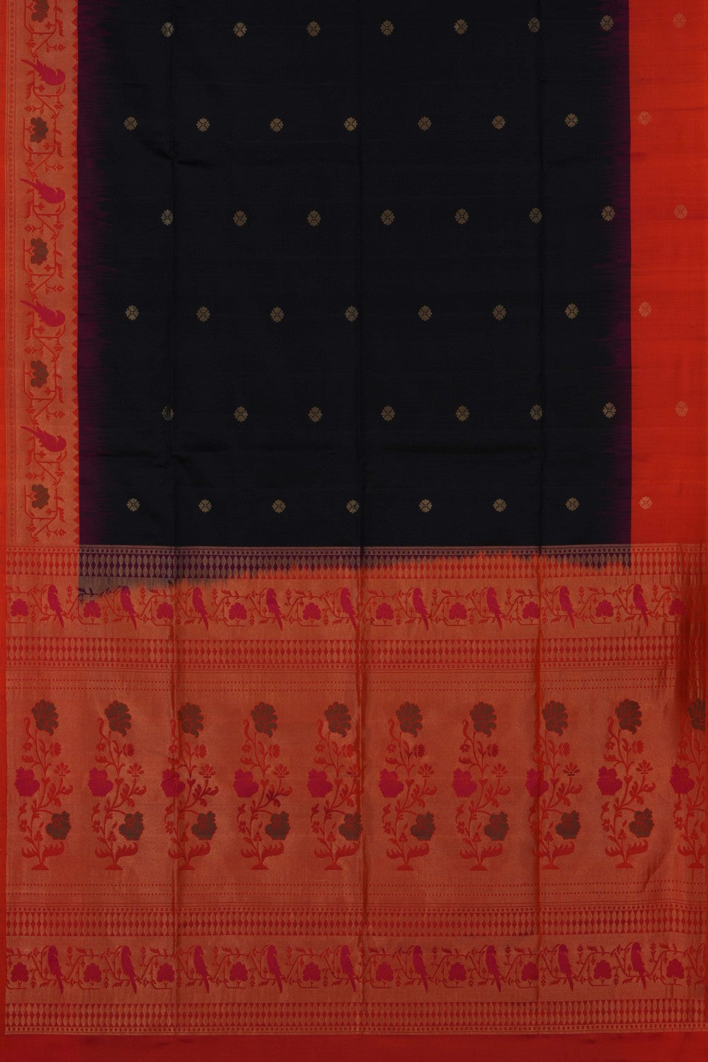 Image of South Silk Black Saree