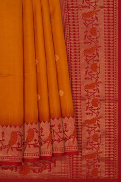 Image of South Silk Mustard Saree