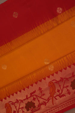 Image of South Silk Mustard Saree